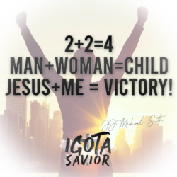 Jesus Plus Me Equals Victory!